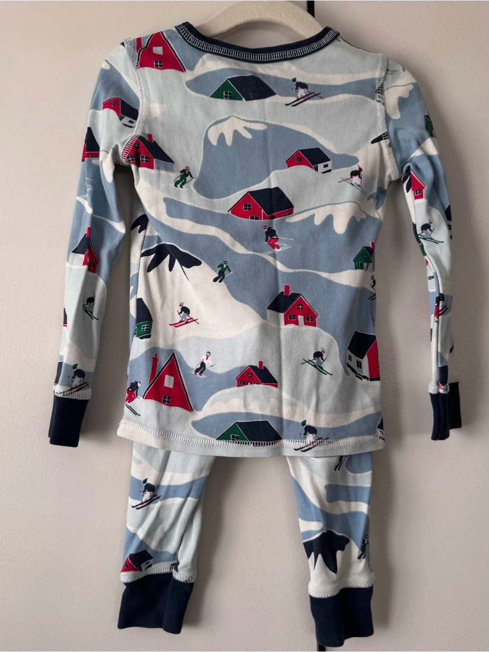 Nordstrom ‘Glow in the Dark’ Light Blue Ski Village Pajama Set